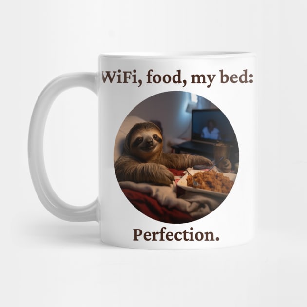 WiFi, food, my bed: Perfection. by melbournedesign